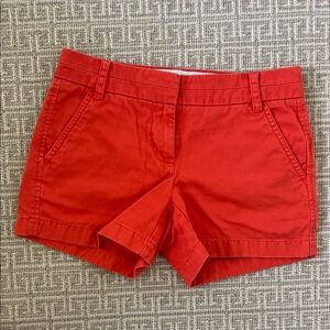 J. Crew orange chino Women's Shorts